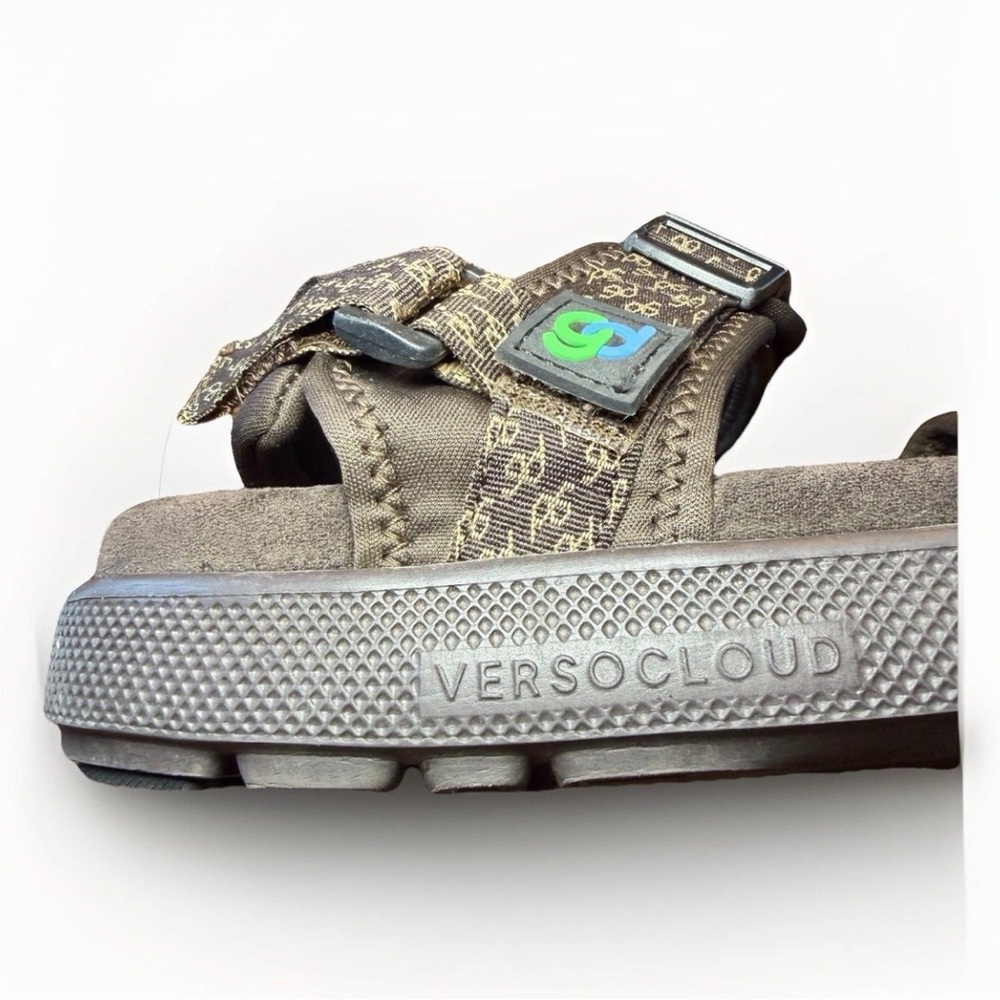 Gravity Defyer‎ G-Defy Café Brown Adjustable Straps Sandals Women's Size 10 - Picture 6 of 11